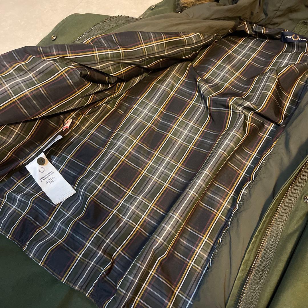 FRED PERRY オリーブグリーン モッズコート UK10（M〜L）
