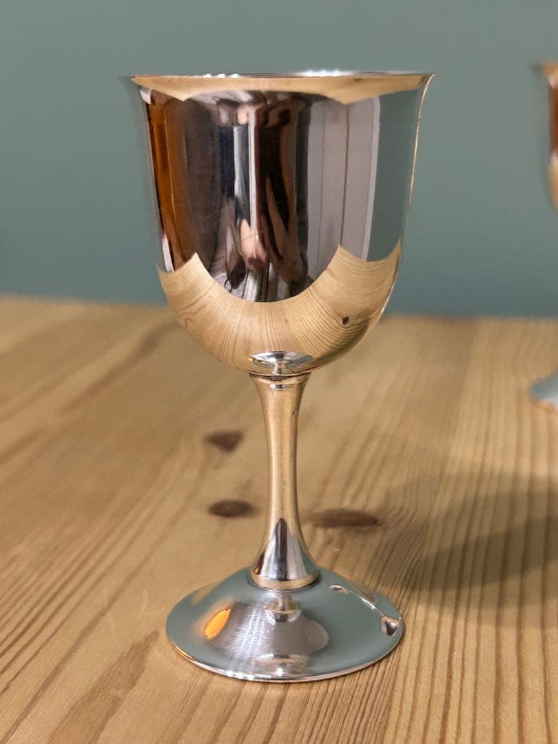 銀杯　アンティークグラス　純銀製