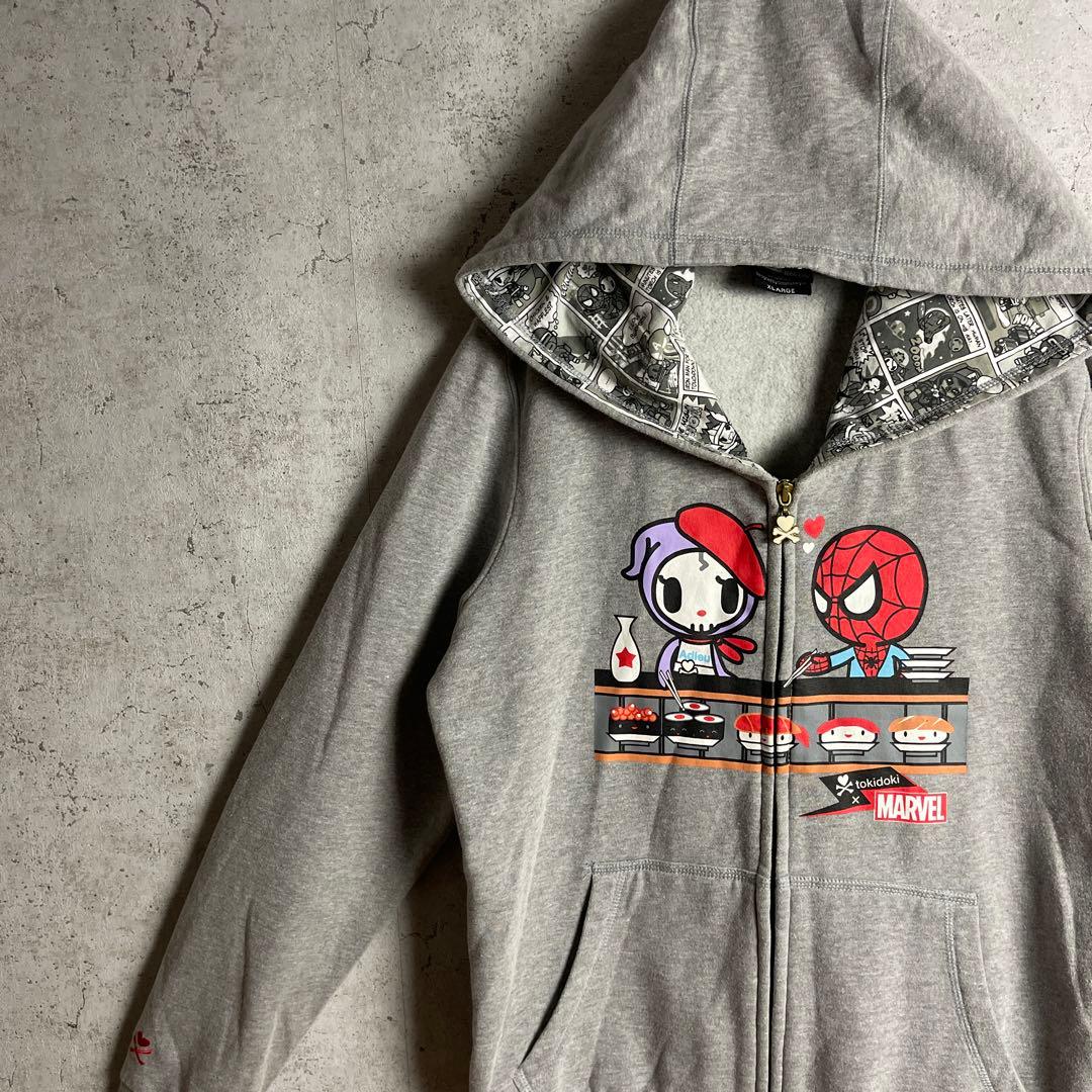 tokidoki × MARVEL Adieu Spider-man パーカー
