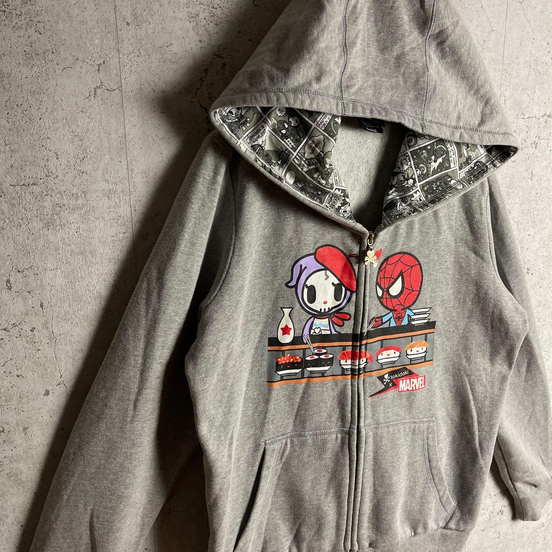 tokidoki × MARVEL Adieu Spider-man パーカー