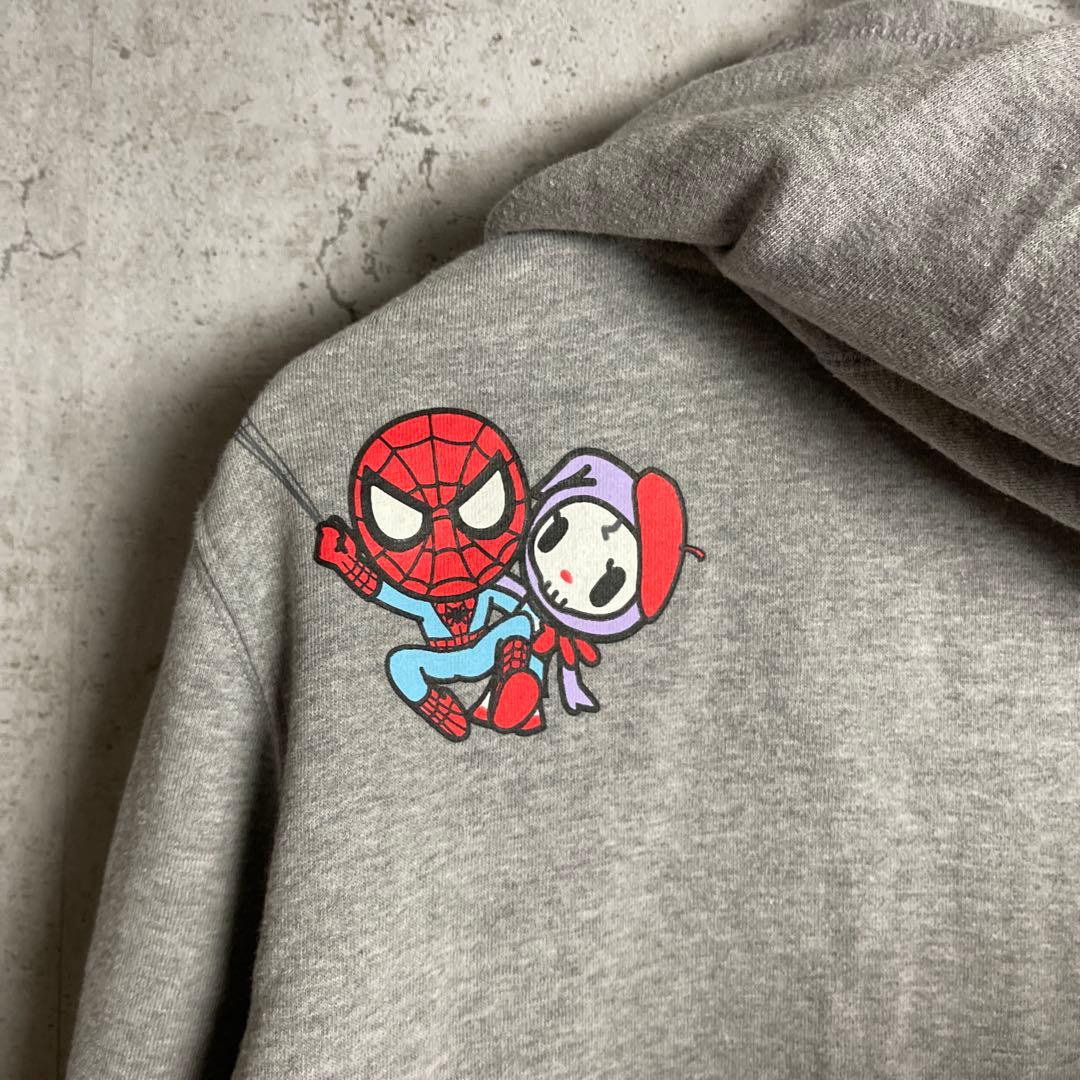 tokidoki × MARVEL Adieu Spider-man パーカー