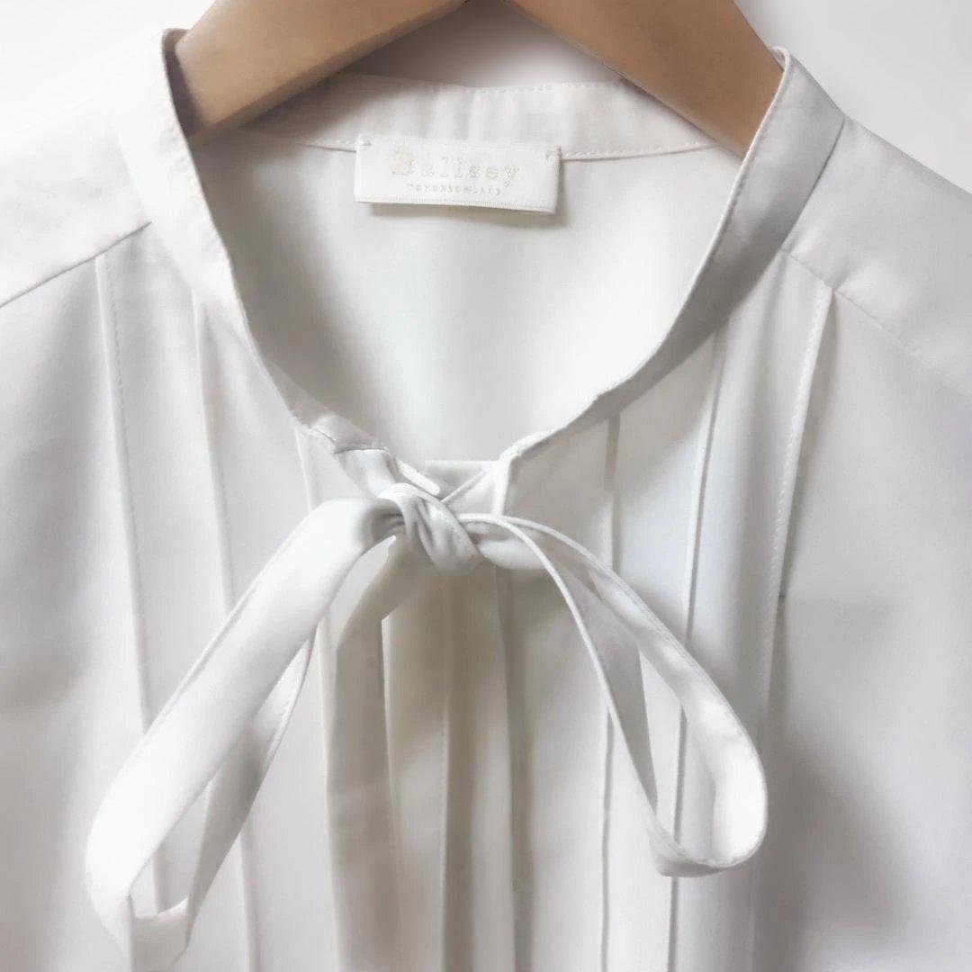 トゥモローランド ボールジィ Ballsey クリアデシン ボウタイ ブラウス