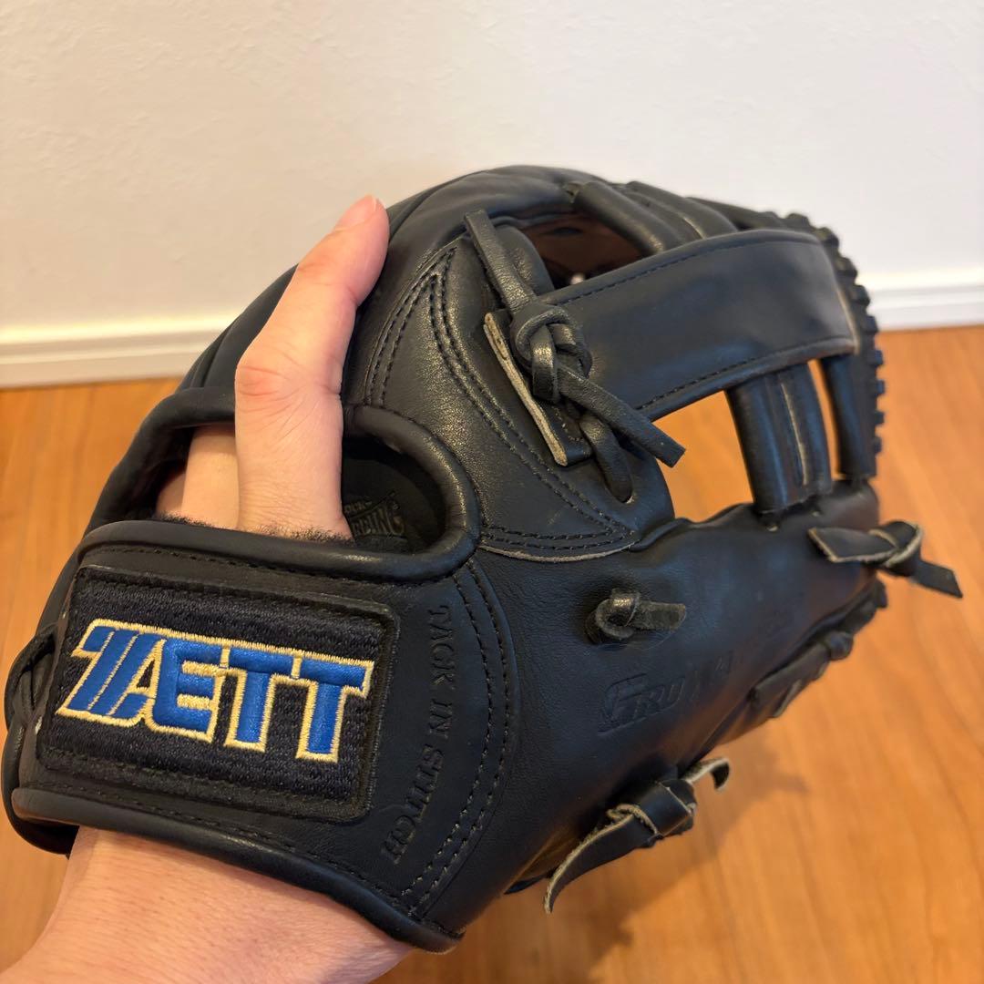 ZETT/ゼット 硬式用オールラウンドモデル グローブ ブラック