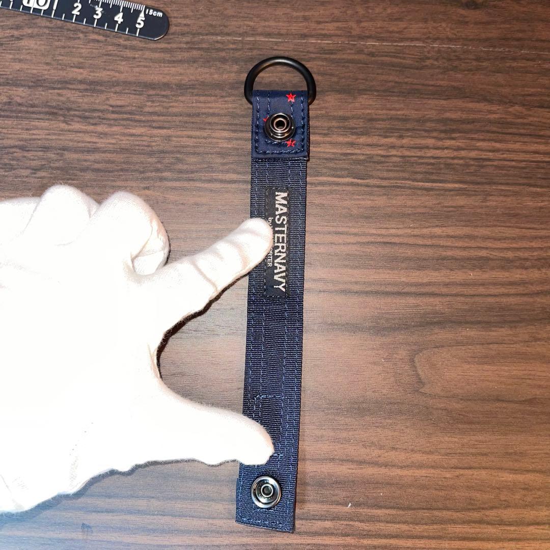 レア 未使用品 ★スター★ マスターネイビー ヘッドポーター キーホルダー