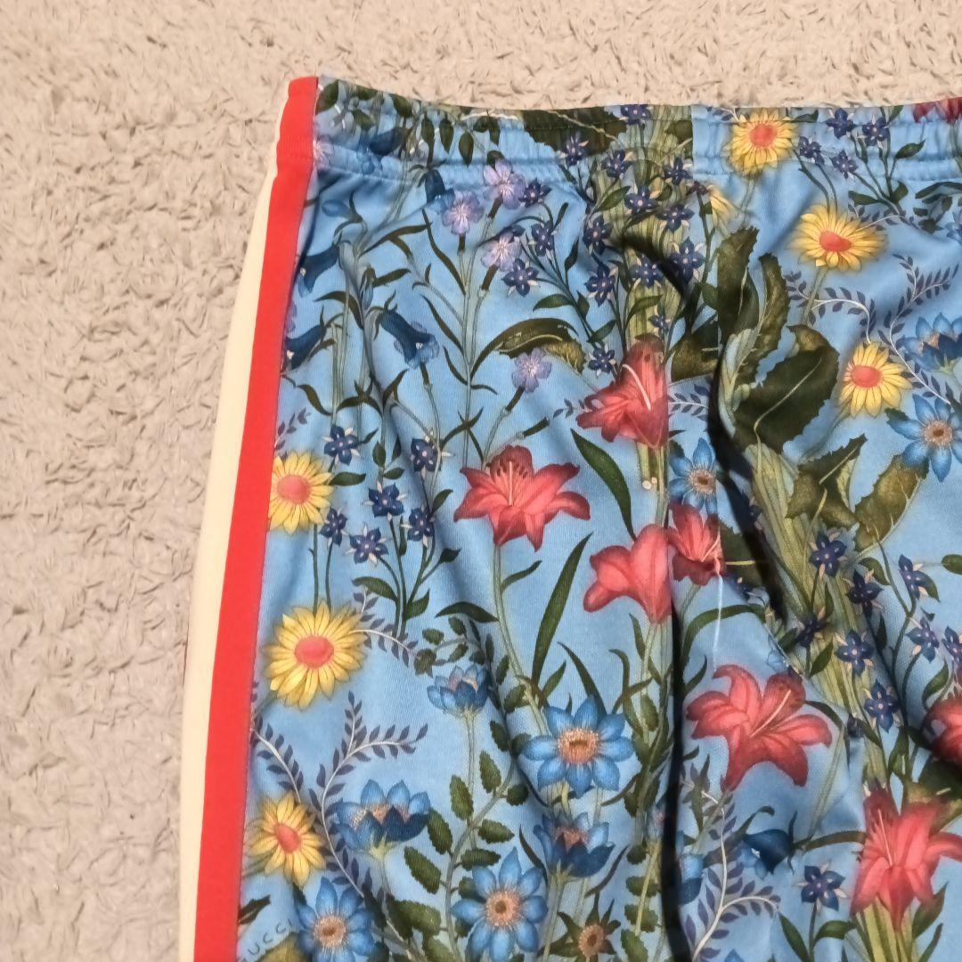 【希少】GUCCI フローラル ボタニカル テクニカルジャージ　パンツ Lサイズ