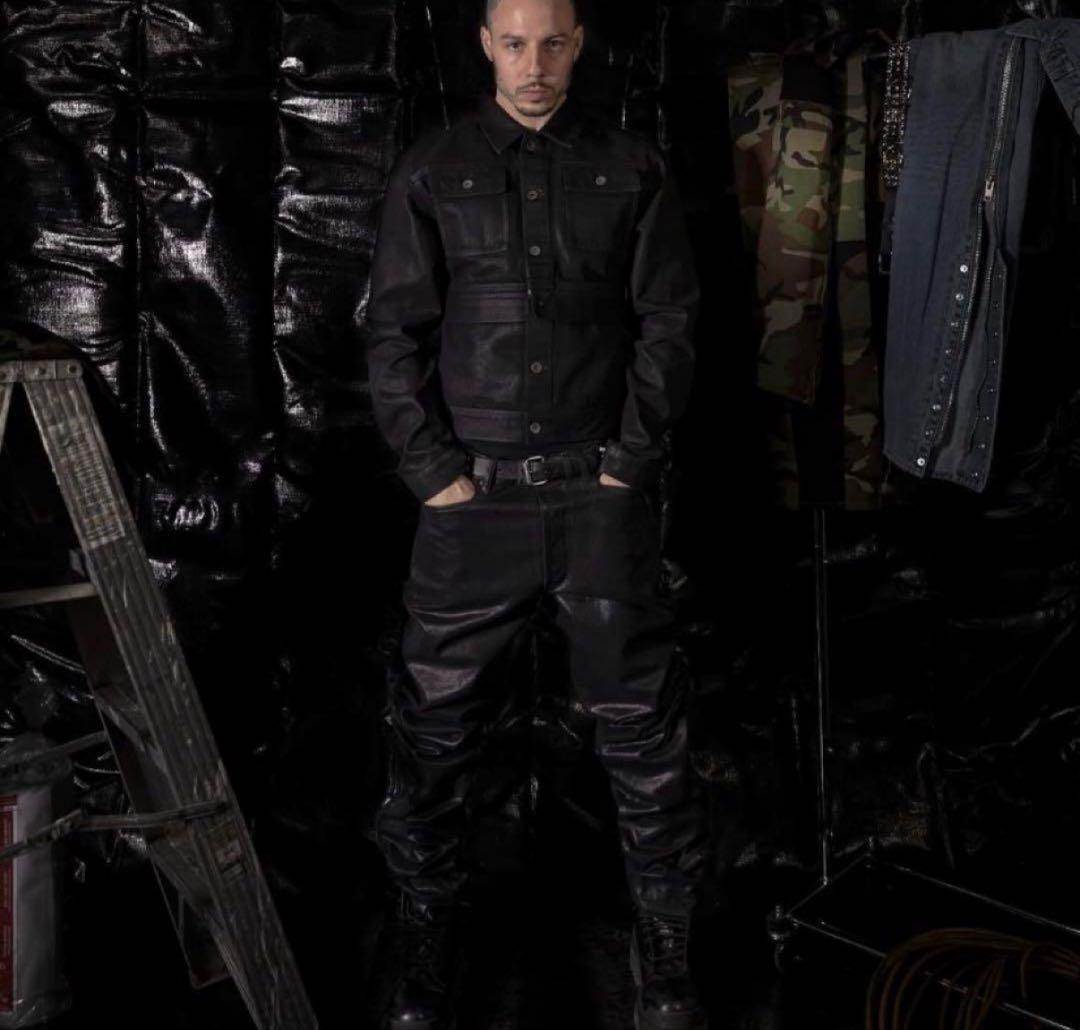 ジャケット・アウター no mass prod 008GLM WAXED DENIM JAC