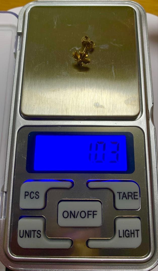 クロムハーツ　CH プラス　スタッドピアス　K22 CHE-020-K22