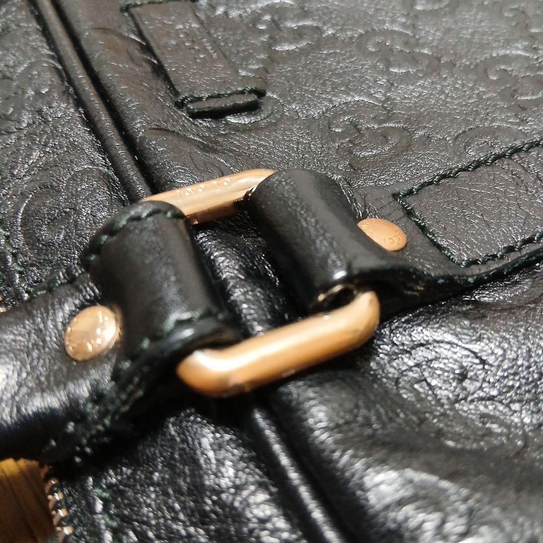 最終価格です！ GUCCIビジネスバッグ　ブラック　シマ　GG柄