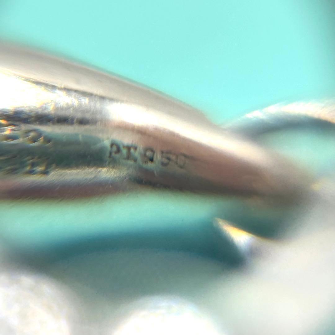 極美品 ティファニー ネックレス ティアドロップ PT950