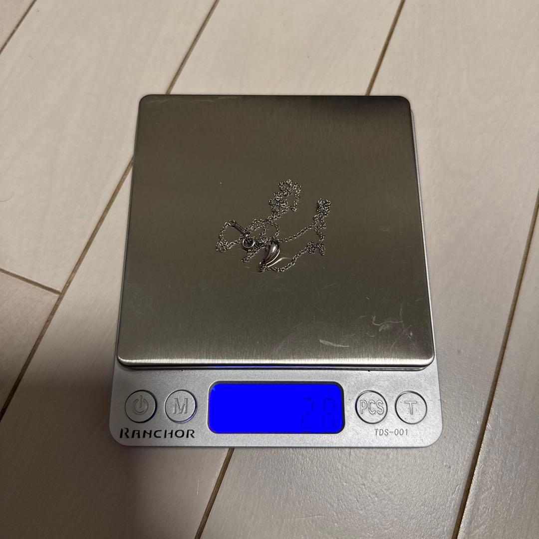 極美品 ティファニー ネックレス ティアドロップ PT950