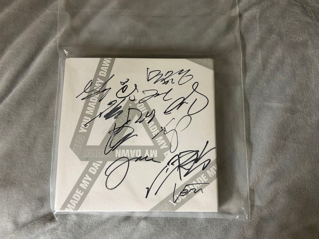 SEVENTEEN You made my dawn 直筆サイン CD