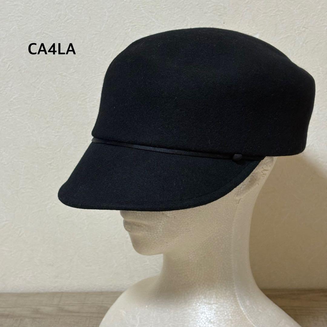 CA4LA HOVER3 ウール キャスケット ブラック