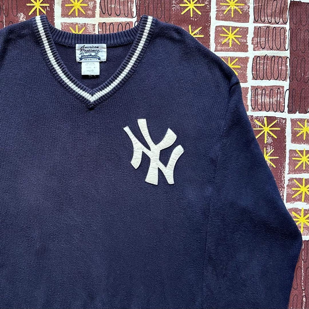 90s American Pastimes USA製 ヤンキース セーター