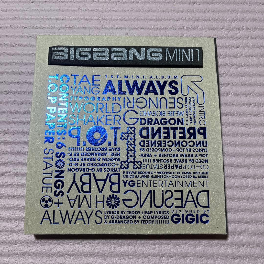 K-POP・アジア BIGBANG ALBUM MINI1 ALWAYS