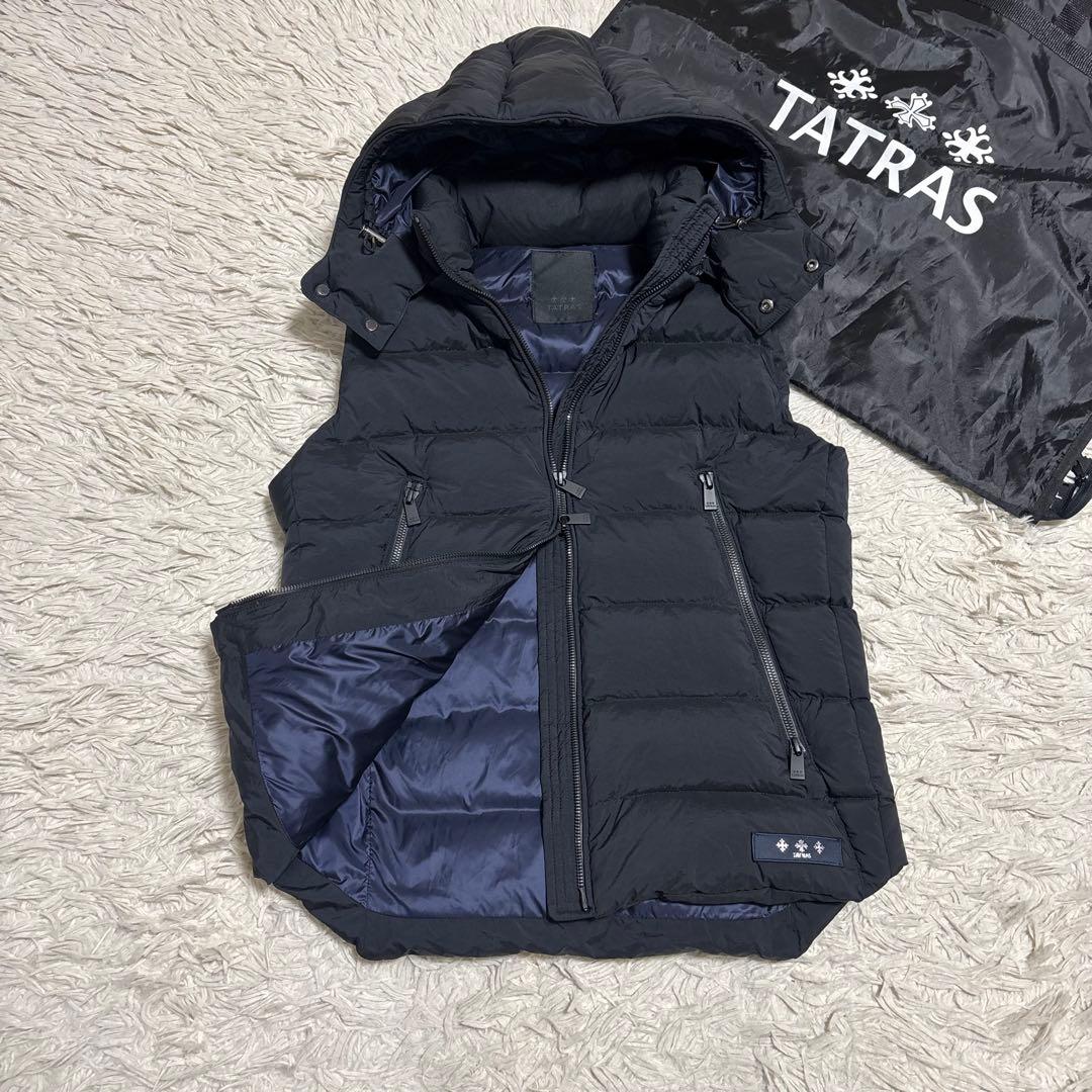 TATRAS クローネ ダウンベスト 2WAY 19AW 02 ネイビー系