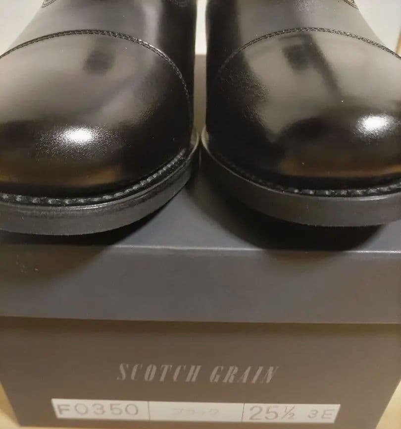 週末限定価格【新品】SCOTCH GRAIN F0350 ブラック 25.5cm