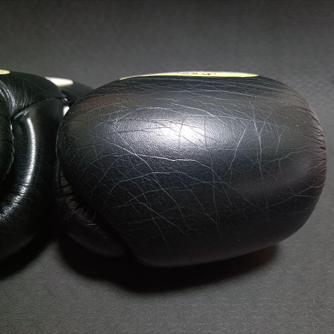 winning ボクシンググローブ 8oz ブラック ひも式