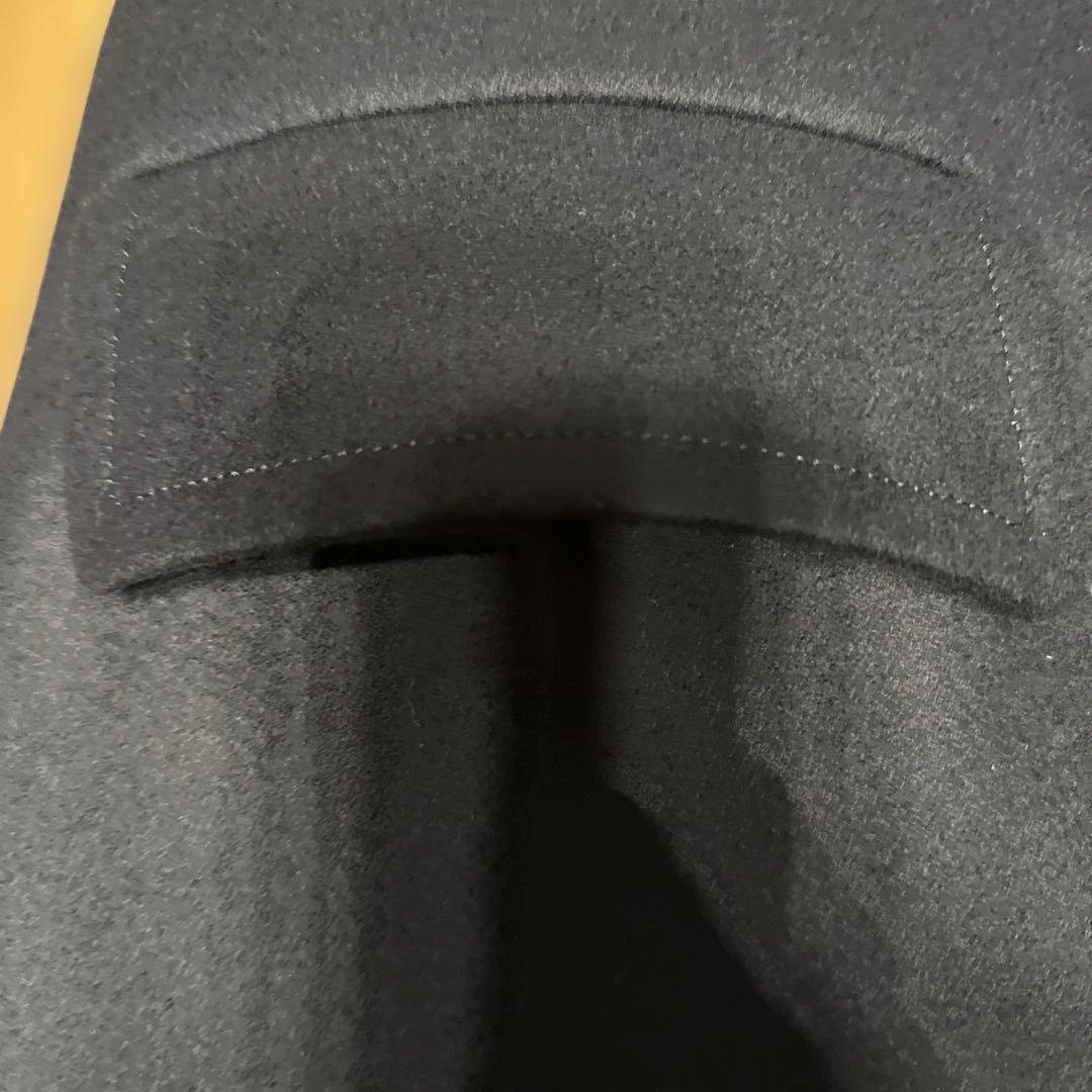 THE RERACS リラクス メルトンウール ロングジレ ネイビー 36