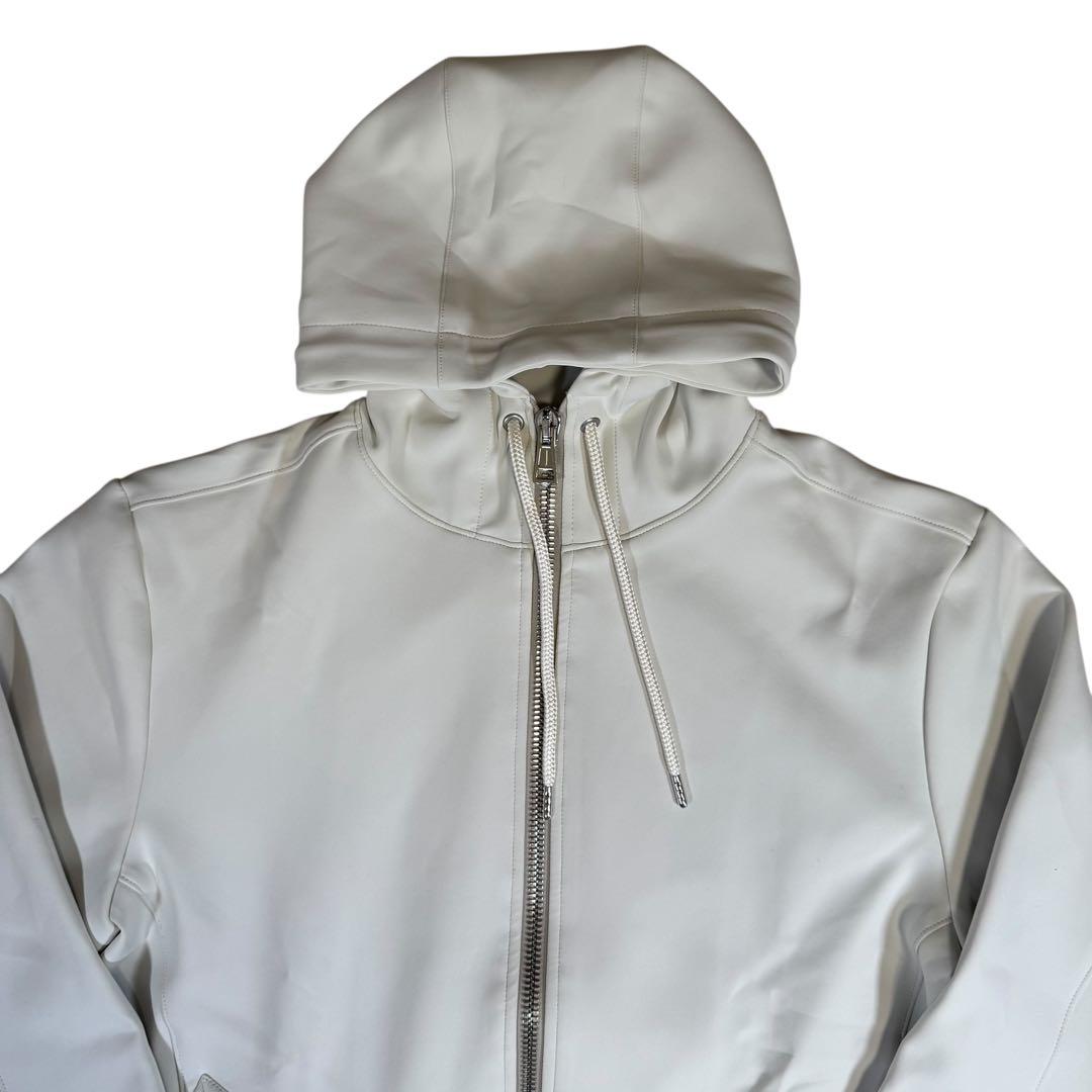 【美品】1piu1uguale3/バックロゴパーカー&リブパンツ/オフホワイト5