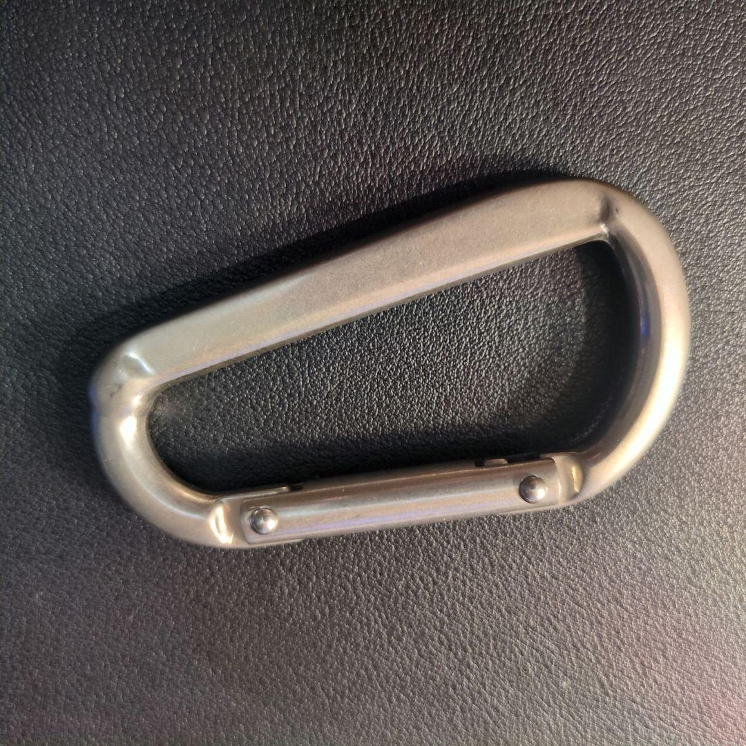 サンローラン カラビナ Saint Laurent キーリング シルバー