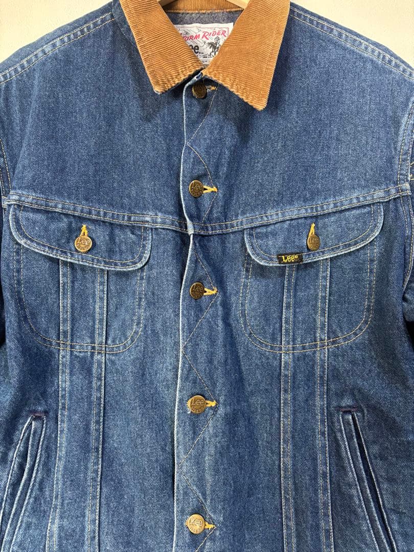 束*郎様 美品！80,s USA製　Lee STORM RIDER デニムジャケ