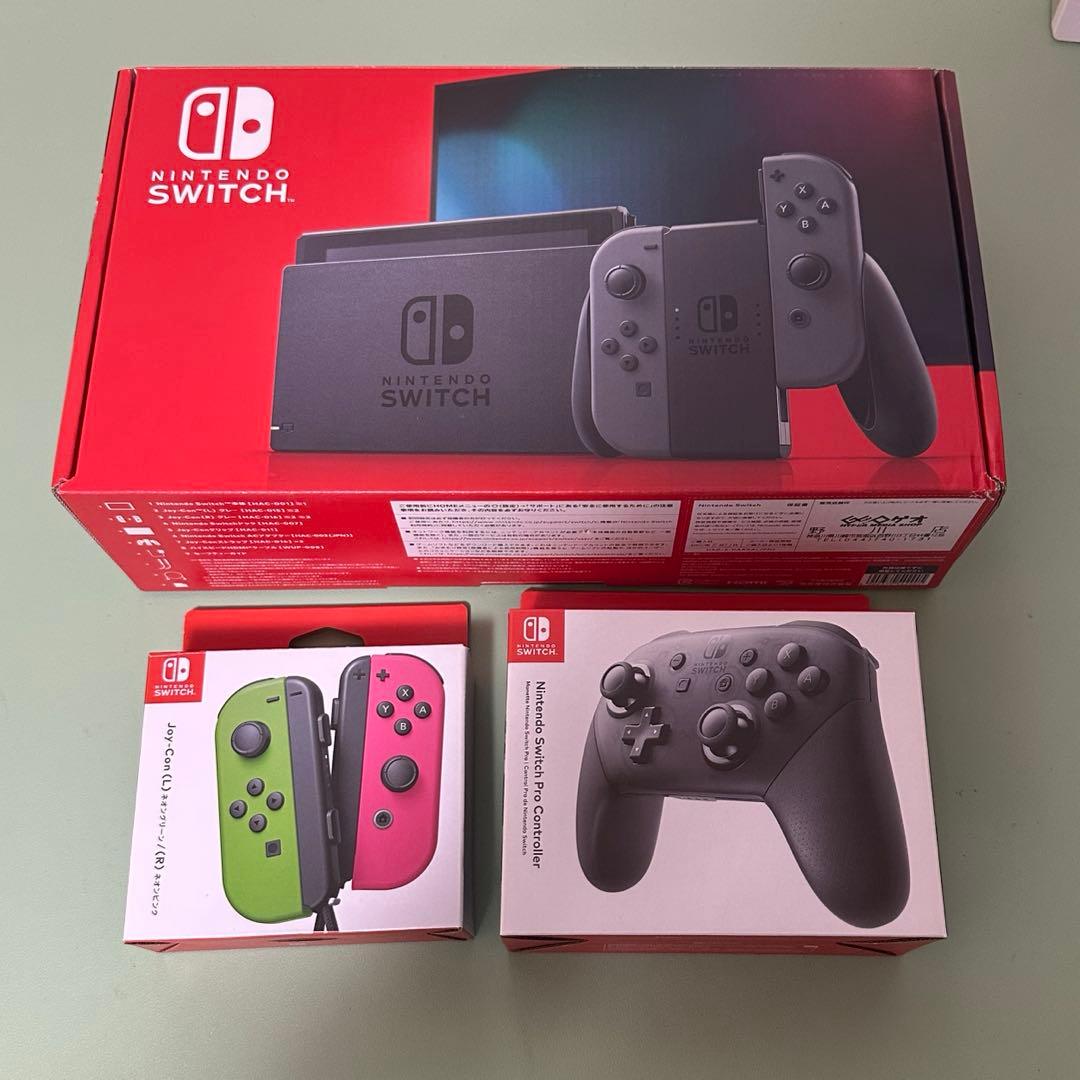 【セット商品】Nintendo Switch 本体 Joy-Con プロコン