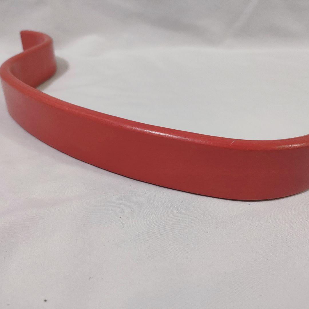 stokke トリップトラップ　木製ガード 革股ベルト　ベビーセット　レッド