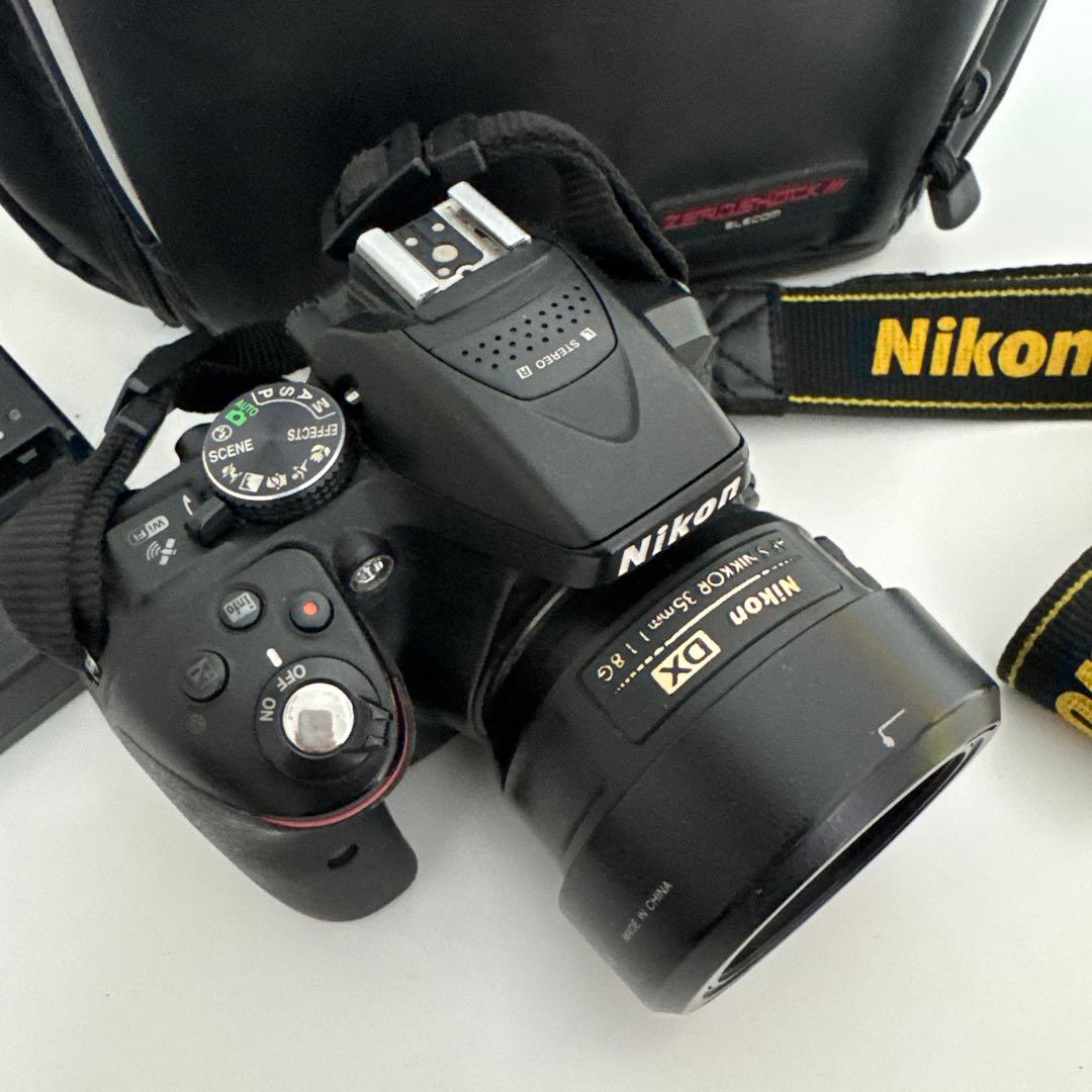Nikon D5300 デジタル一眼レフ 単焦点レンズ付き 35mm