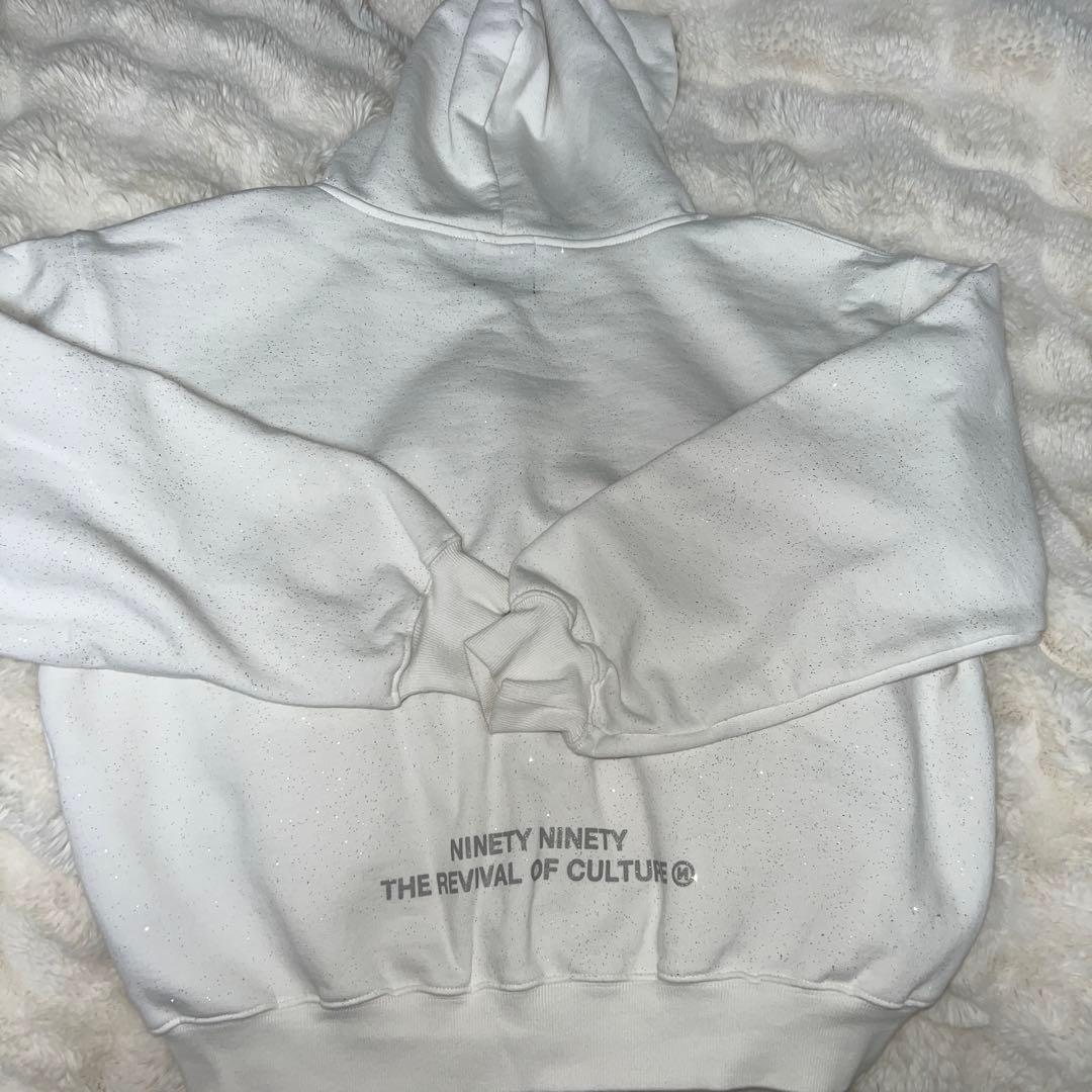 トップス 9090 girl OG Logo Glitter Hoodie