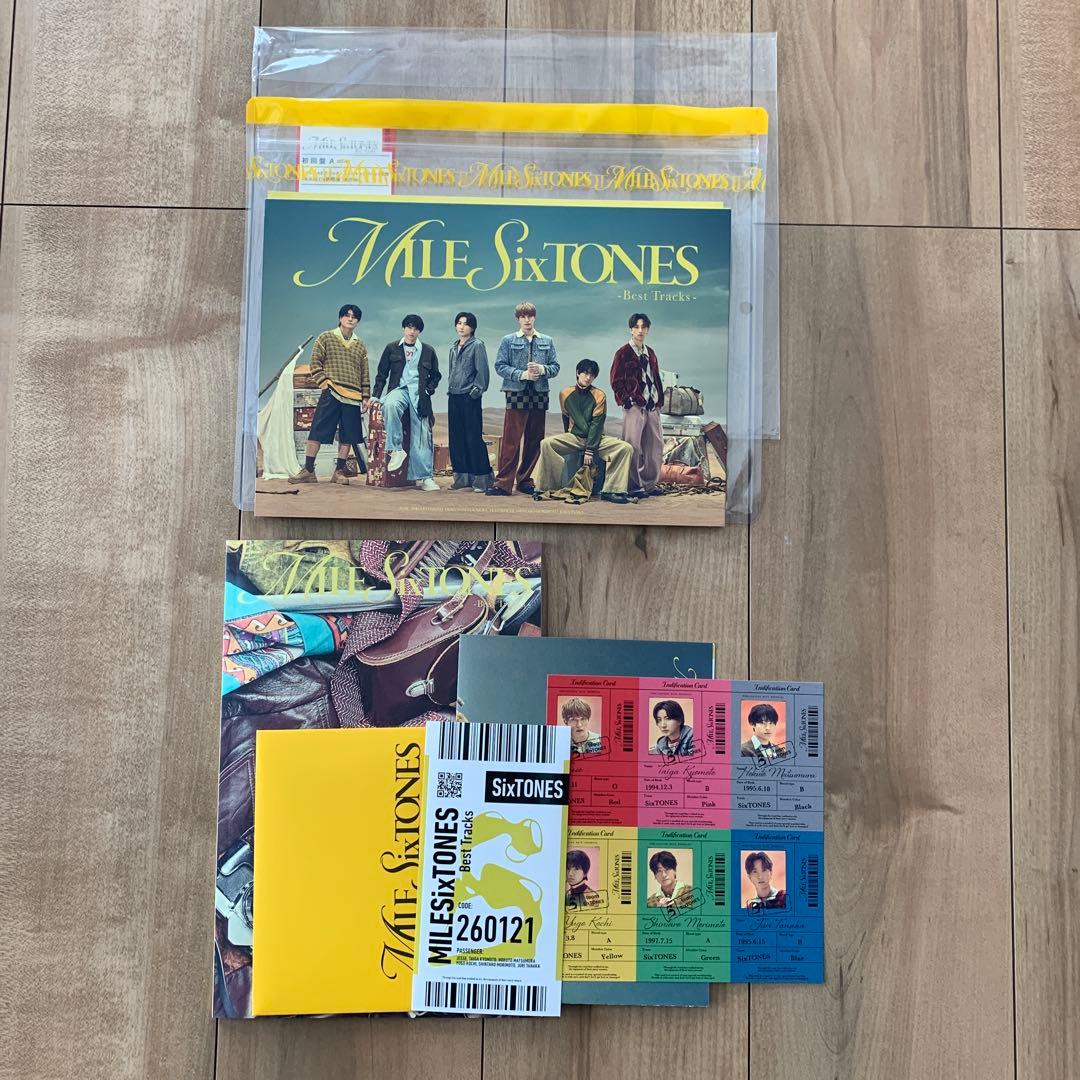 SixTONES MILE SixTONES 3形態　Blu-ray 特典付き
