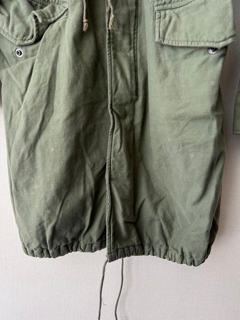 Green ミリタリーモッズコート