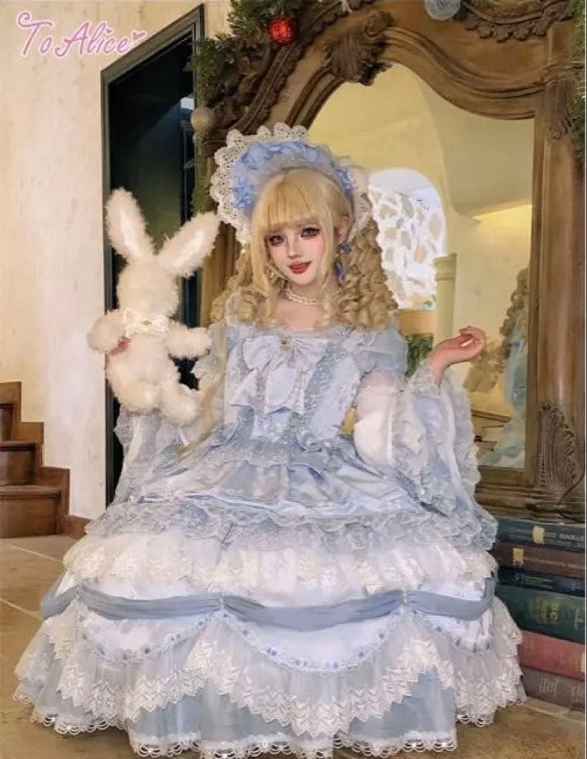 ロリータTo Alice　Aquamarine Princess Dress