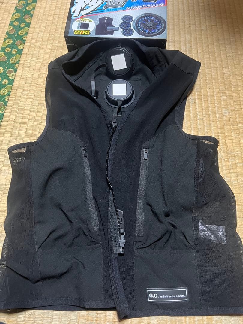 桑和 SOWA icE-PAD アイスパッドベストセット 13109 ブラック