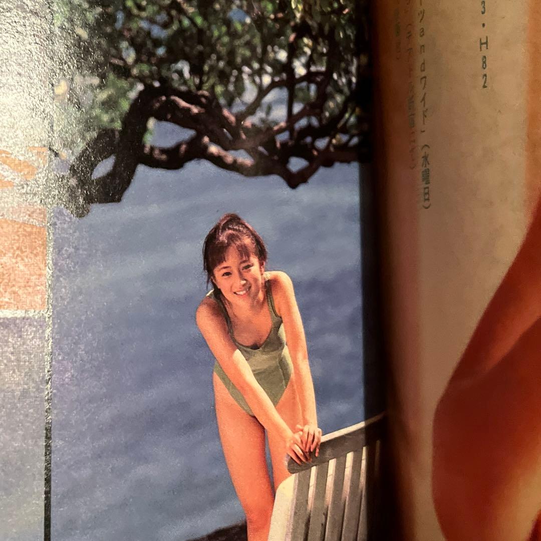 週刊ヤングマガジン1995年15号 浜崎あゆみグラビア掲載　雛形あきこポスター