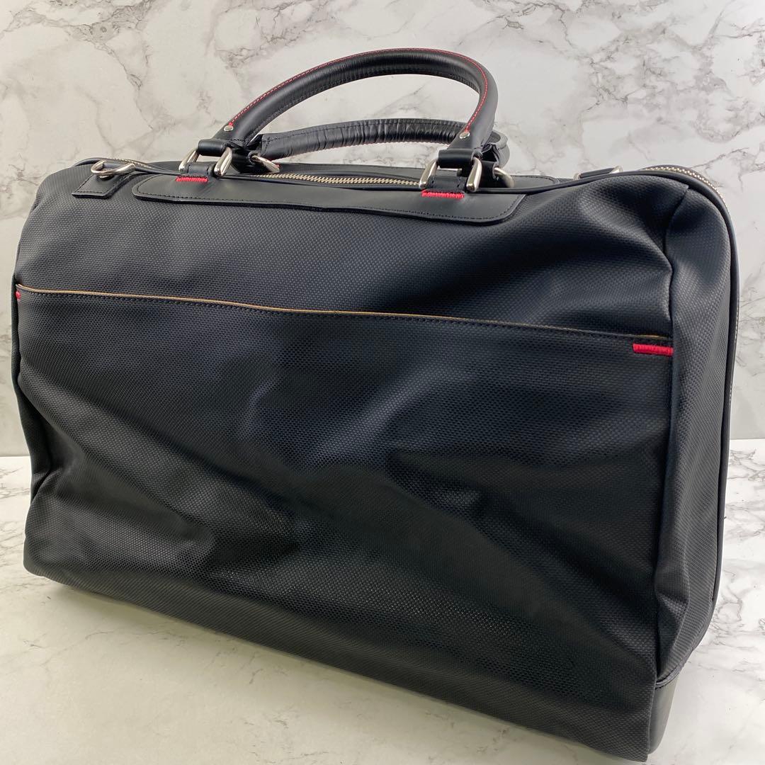 未使用 BAGGEX バジェックス 紅 豊岡鞄 UNOFUKU ボストンバッグ