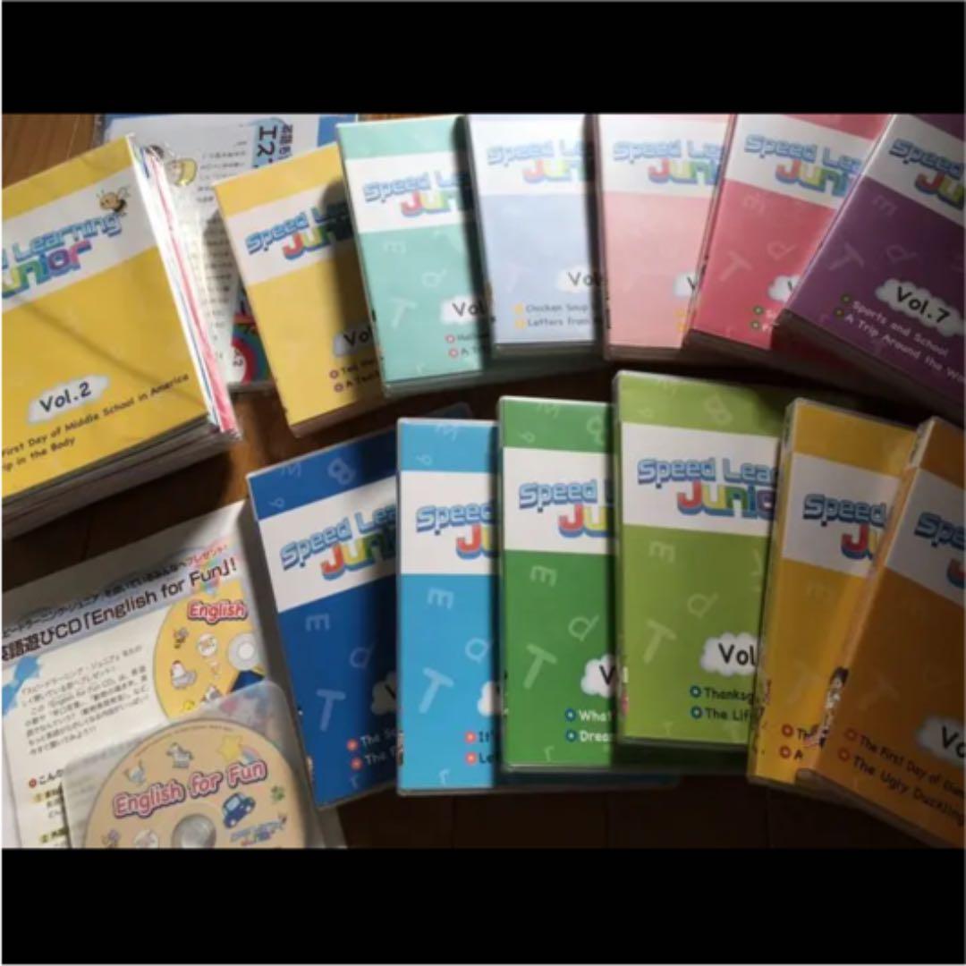 スピードラーニングジュニア 全１２巻 CD &テキスト＋α