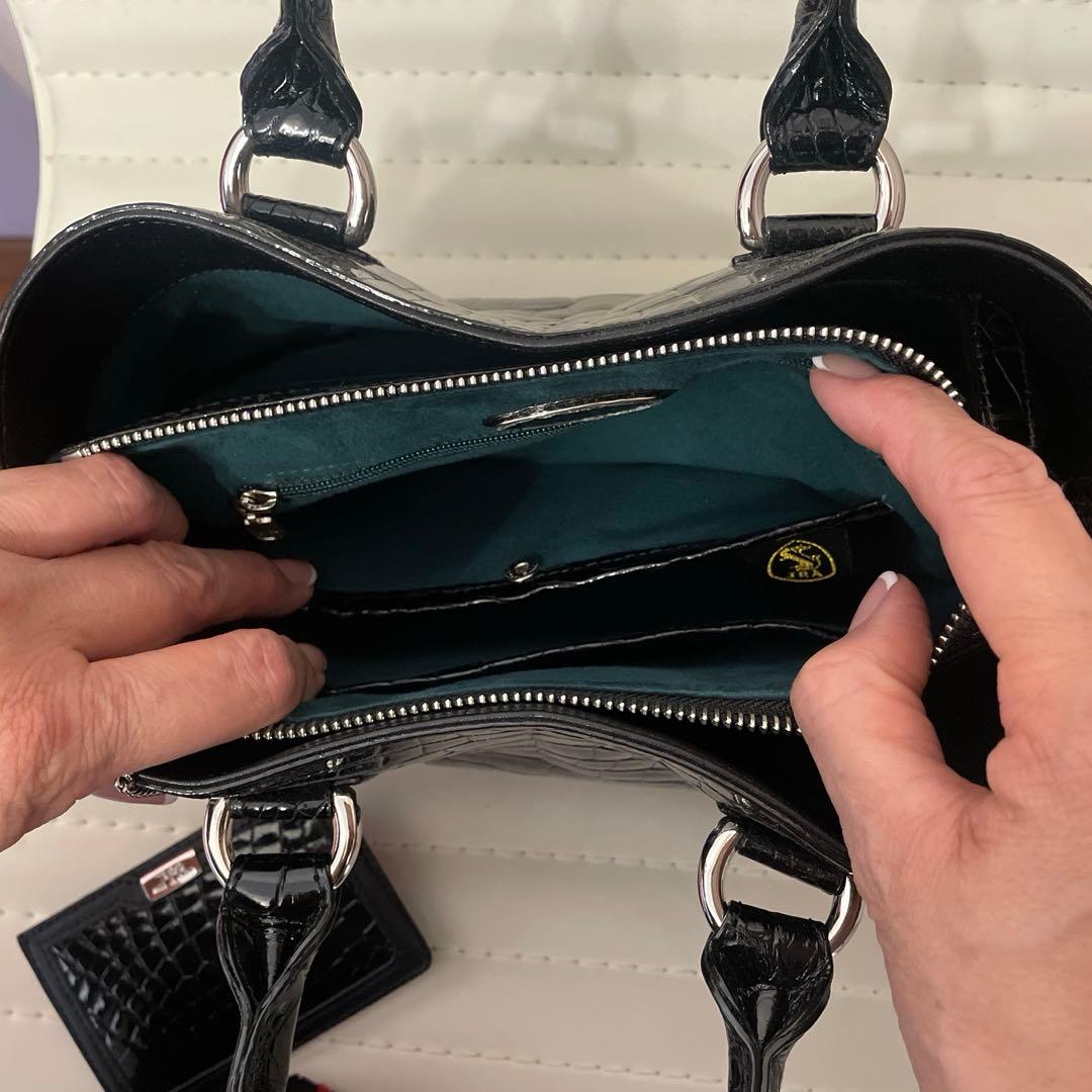 クロコダイル　ミニ　ショルダーバッグ