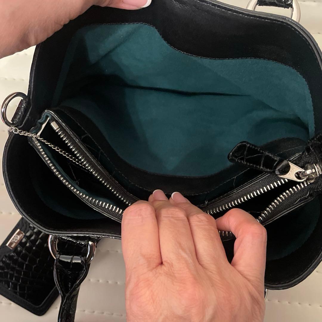 クロコダイル　ミニ　ショルダーバッグ