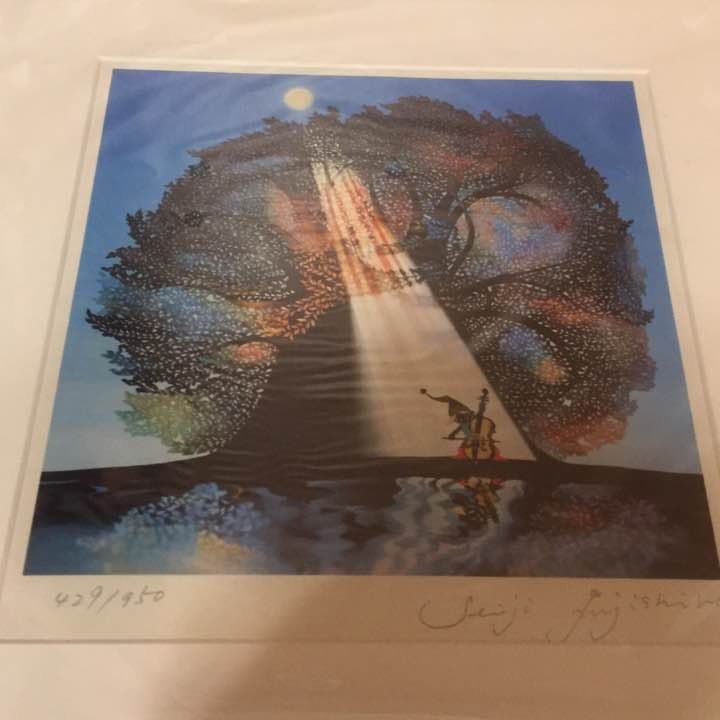 藤城清治 四季のメルヘン4点セットです。購入価格は80万円でした