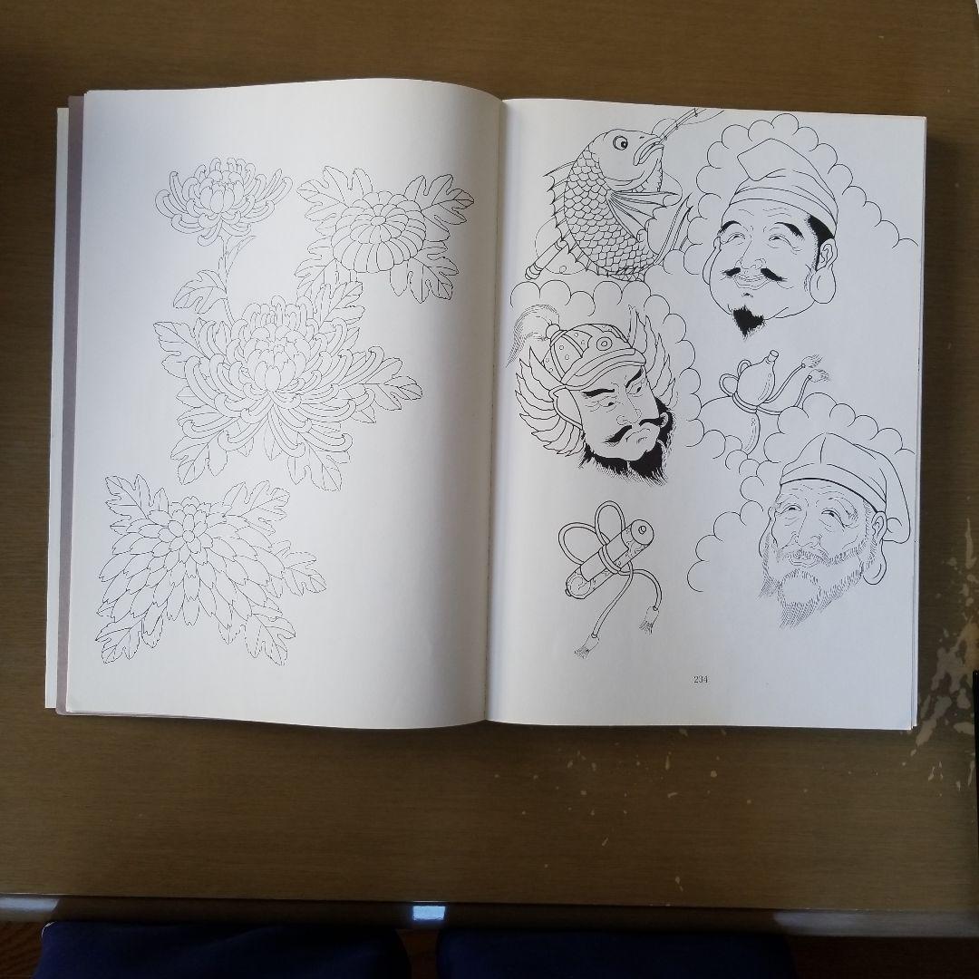 彫長日本刺青原画集上、下