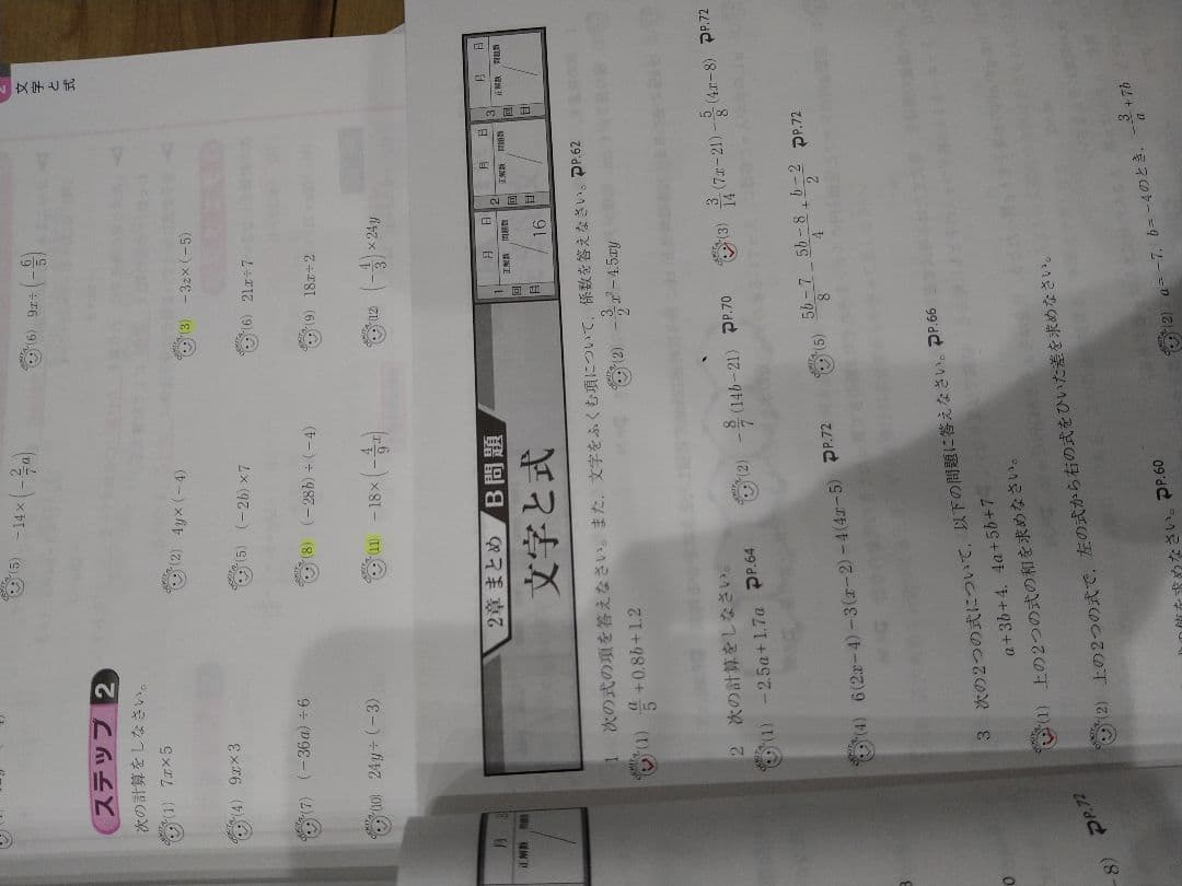 ナビ個別指導学院　問題集　中1