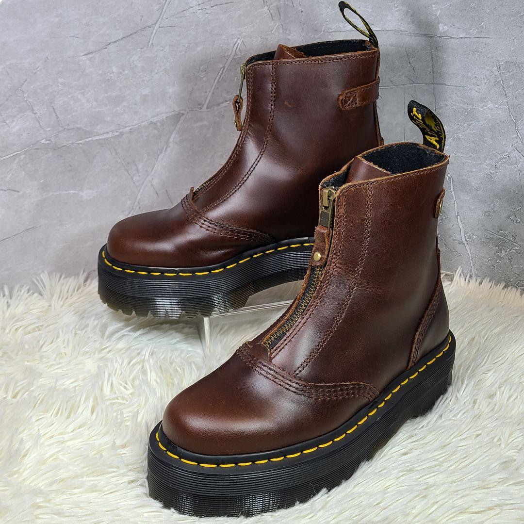 【Dr.Martens】JETTA　ジェッタ　フロントジップブーツ　ダブルソール