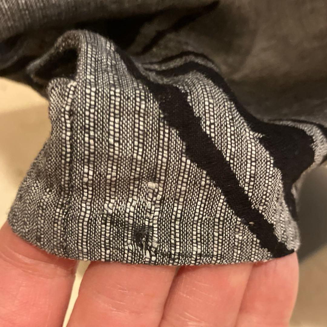 夏着物　浴衣　広襟仕立て　七宝柄