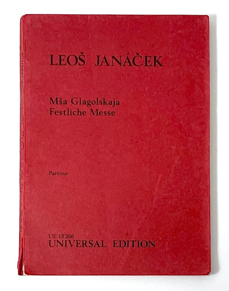 絶版本 レオシュ・ヤナーチェク グラゴル・ミサ ポケット・スコア