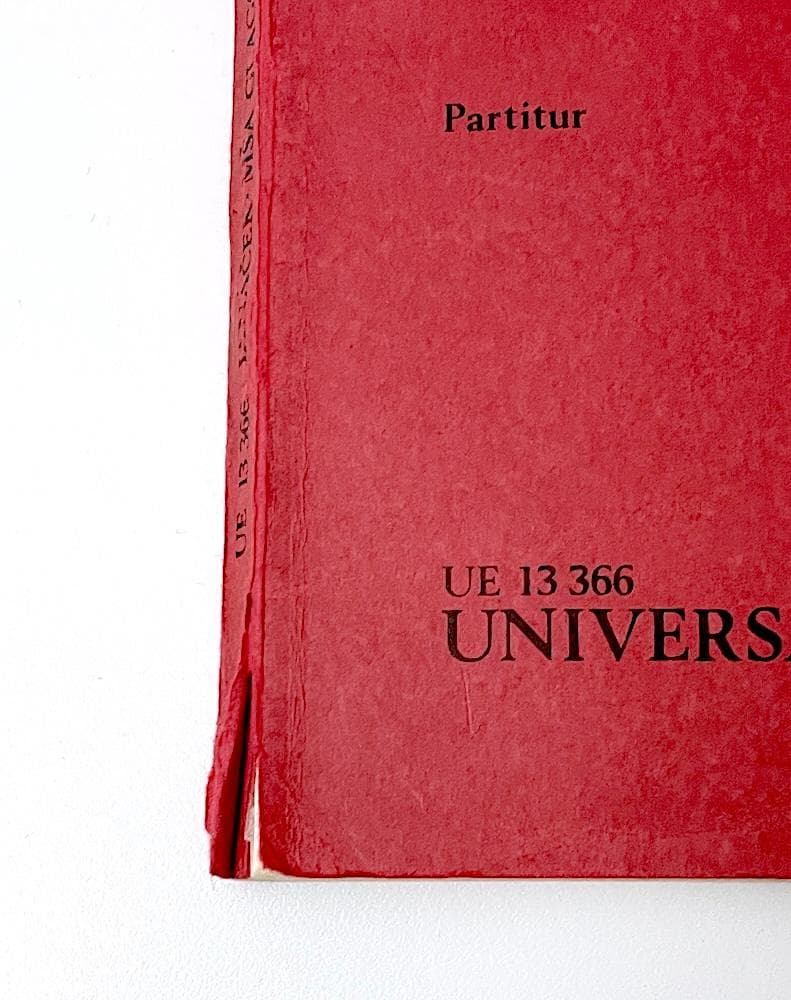 絶版本 レオシュ・ヤナーチェク グラゴル・ミサ ポケット・スコア