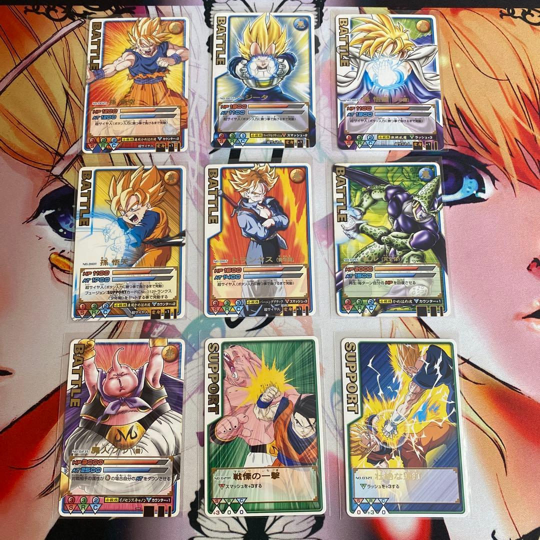 傷あり特価！ドラゴンボールデータカードダス　ロケテ　ノーマルレアコンプリート