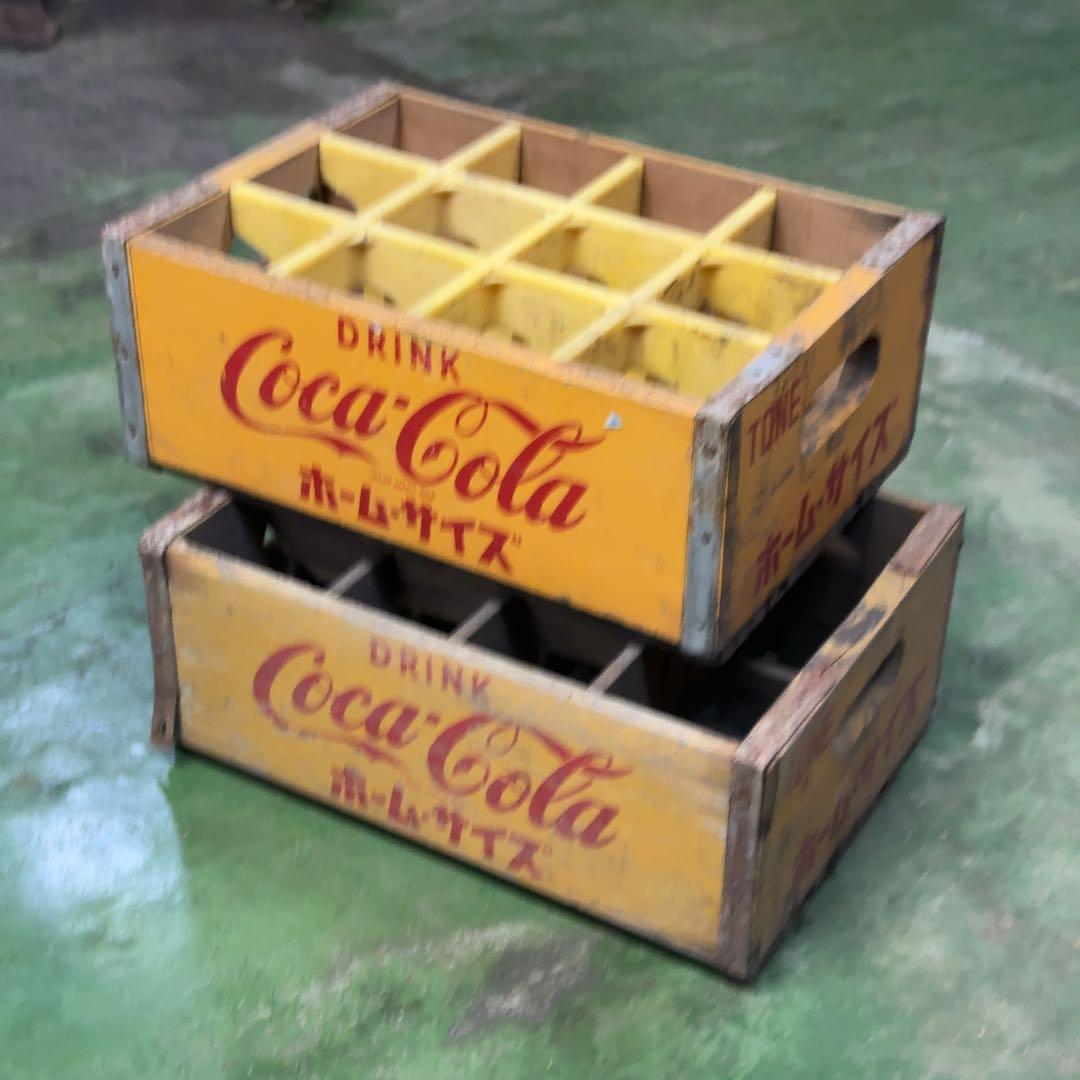 コカコーラホームサイズ木箱 2個セット