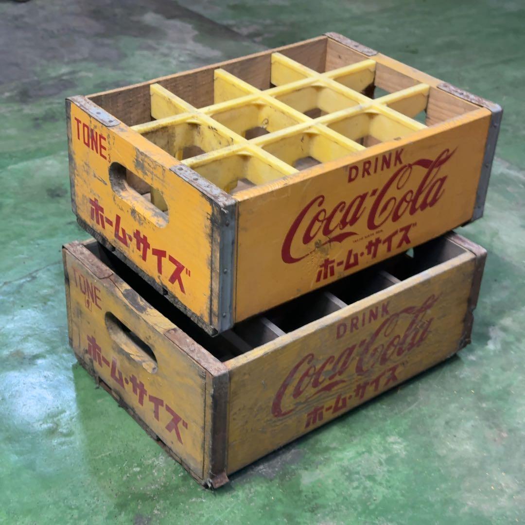 コカコーラホームサイズ木箱 2個セット