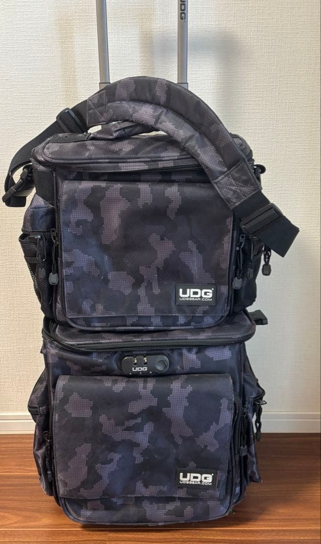 DJレコードバッグUDG SlingBag Trolley Setパープル迷彩