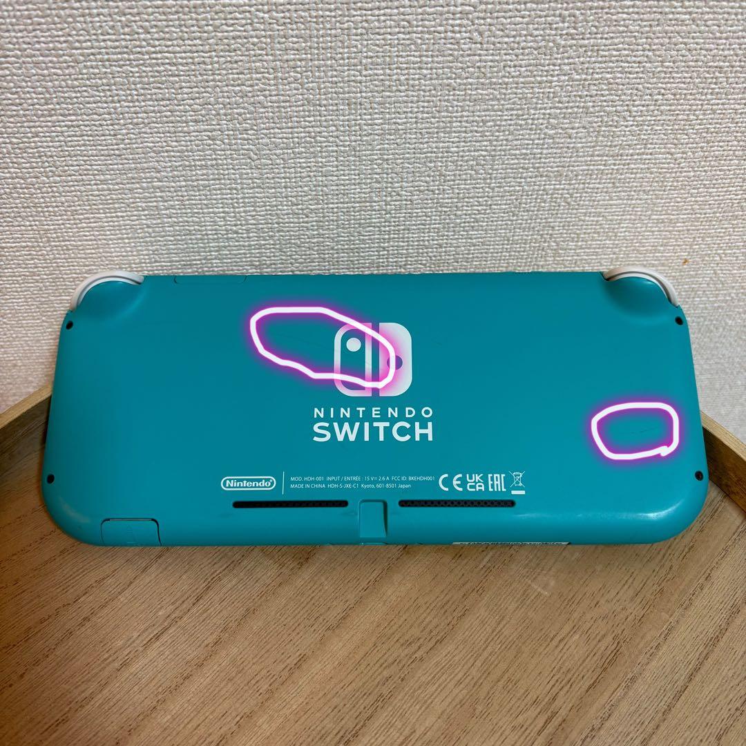 Nintendo Switch Lite ターコイズブルー 本体 純正カバー付き